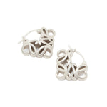 Orecchini a cerchio Anagram Bombé in argento sterling J821239X48 1160 LOEWE 