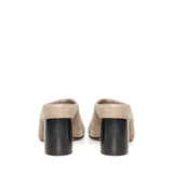 Sabot Oval in pelle scamosciata L814379X74 3330 LOEWE 