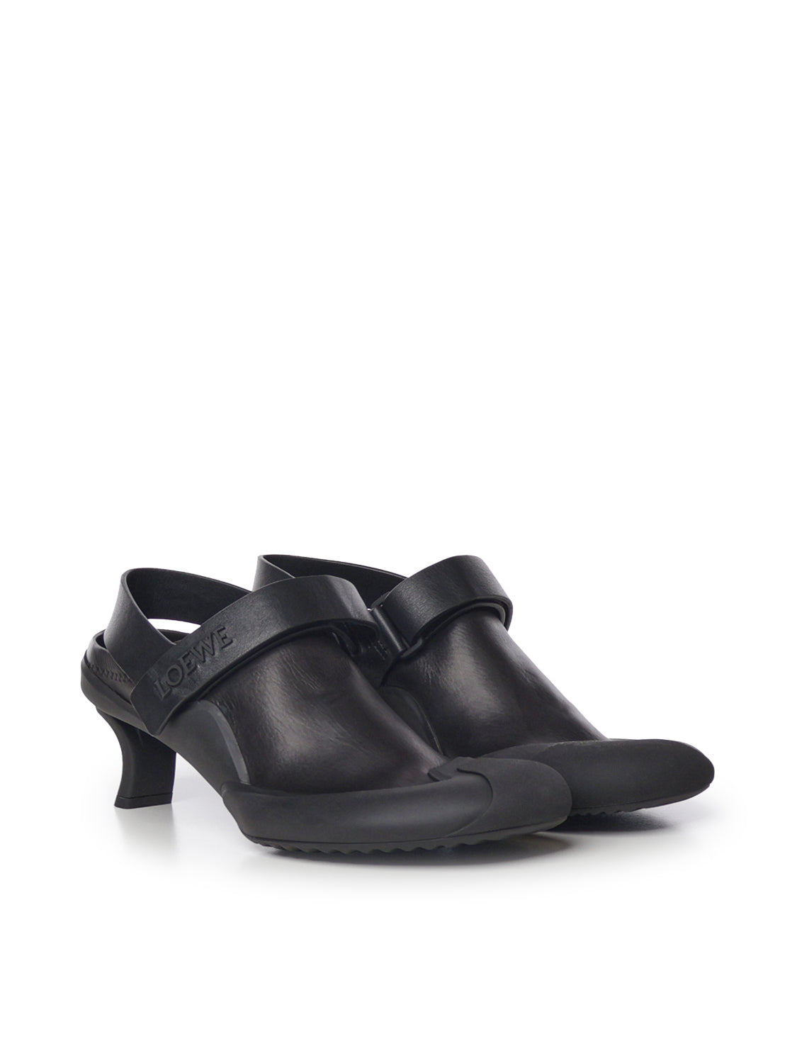 Slingback Dive in pelle di vitello stretch L814379X86 1100 LOEWE 