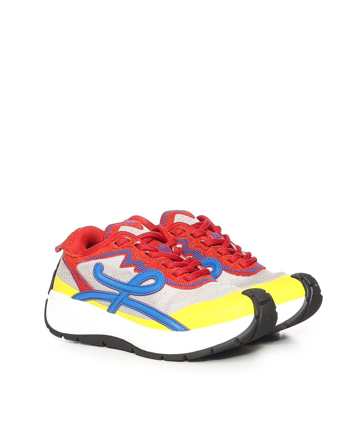 Sneaker Pogo in maglia tecnica e pelle scamosciata L815282XAY 0132 LOEWE 