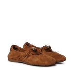 Ballerine Pebble Soft in pelle scamosciata LLPF466X04 2530 LOEWE 
