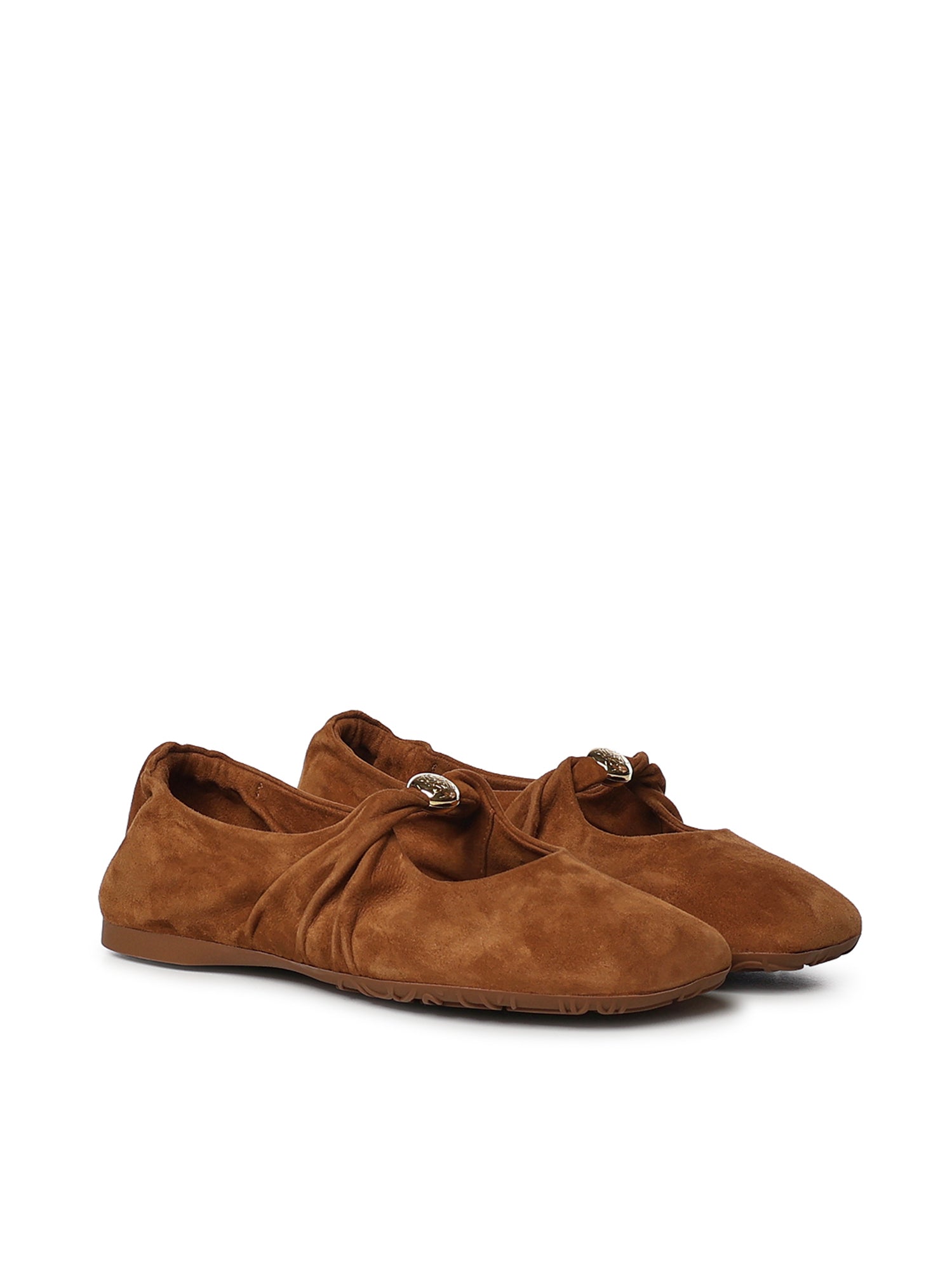 Ballerine Pebble Soft in pelle scamosciata LLPF466X04 2530 LOEWE 