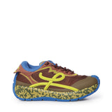 Sneaker Pogo in maglia tecnica e pelle scamosciata M816282XCC 0130 LOEWE 