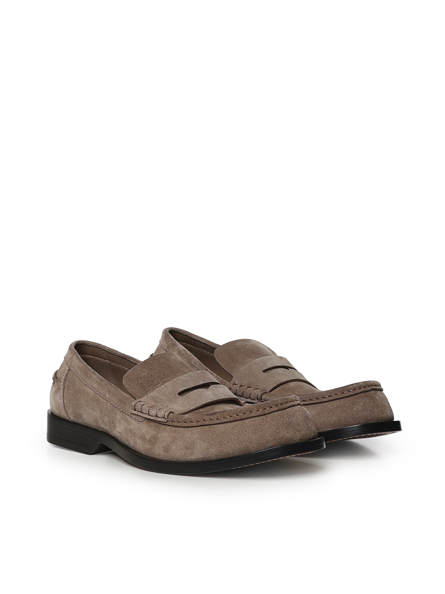 Mocassini Bobine in pelle di vitello scamosciata M816290X67 3330 LOEWE 