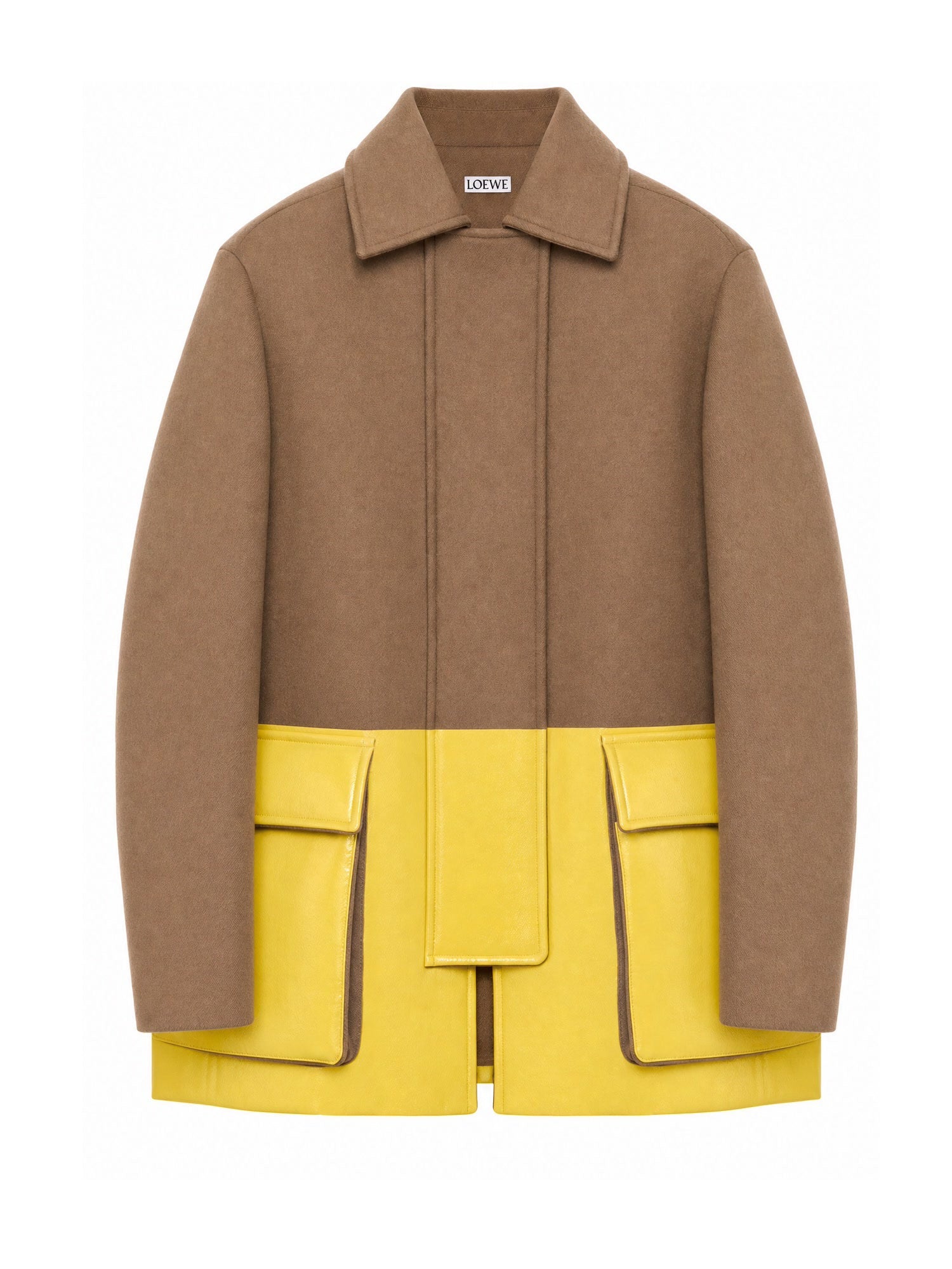 Cappotto in lana S359Y02XGX 3150 LOEWE 