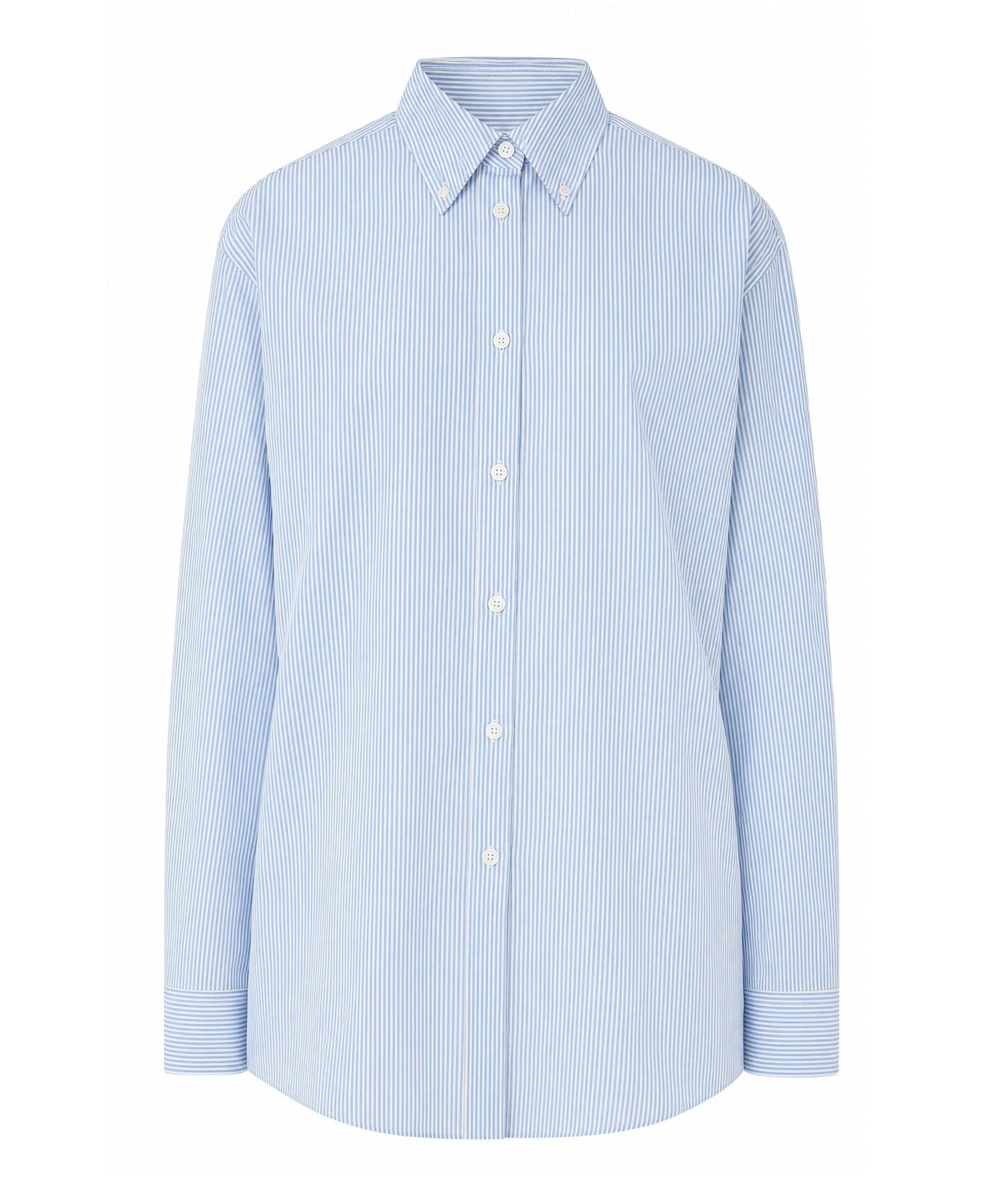 Camicia a righe in lana S359Y05XGU 5102 LOEWE 