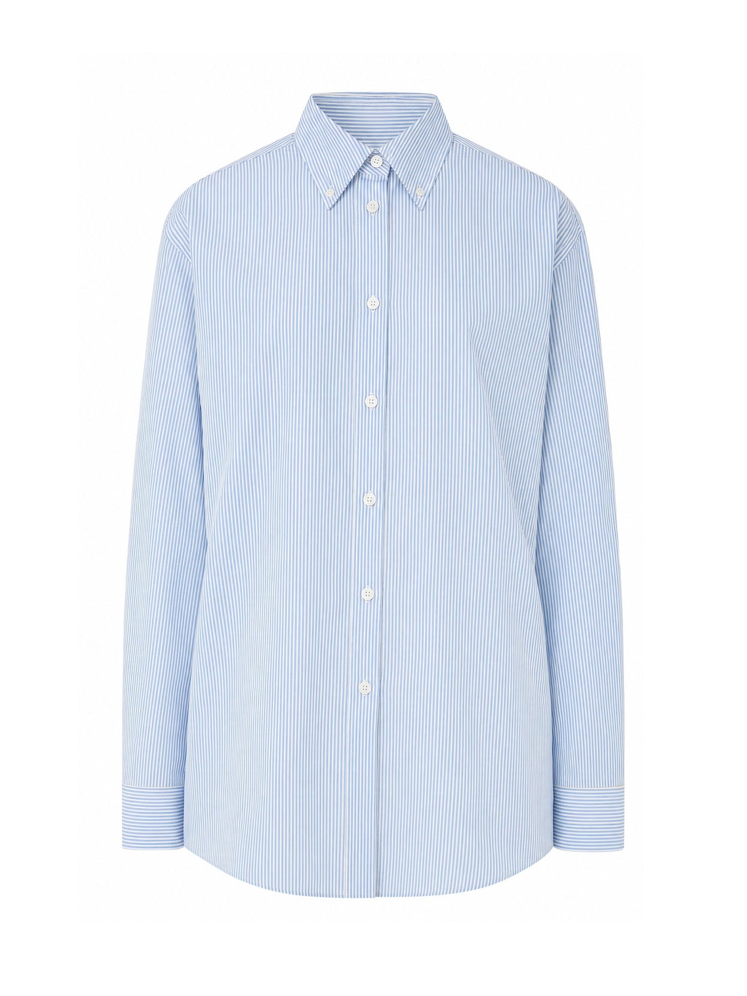 Camicia a righe in lana S359Y05XGU 5102 LOEWE 