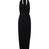 Abito drappeggiato in viscosa S359Y09XMA 1100 LOEWE 
