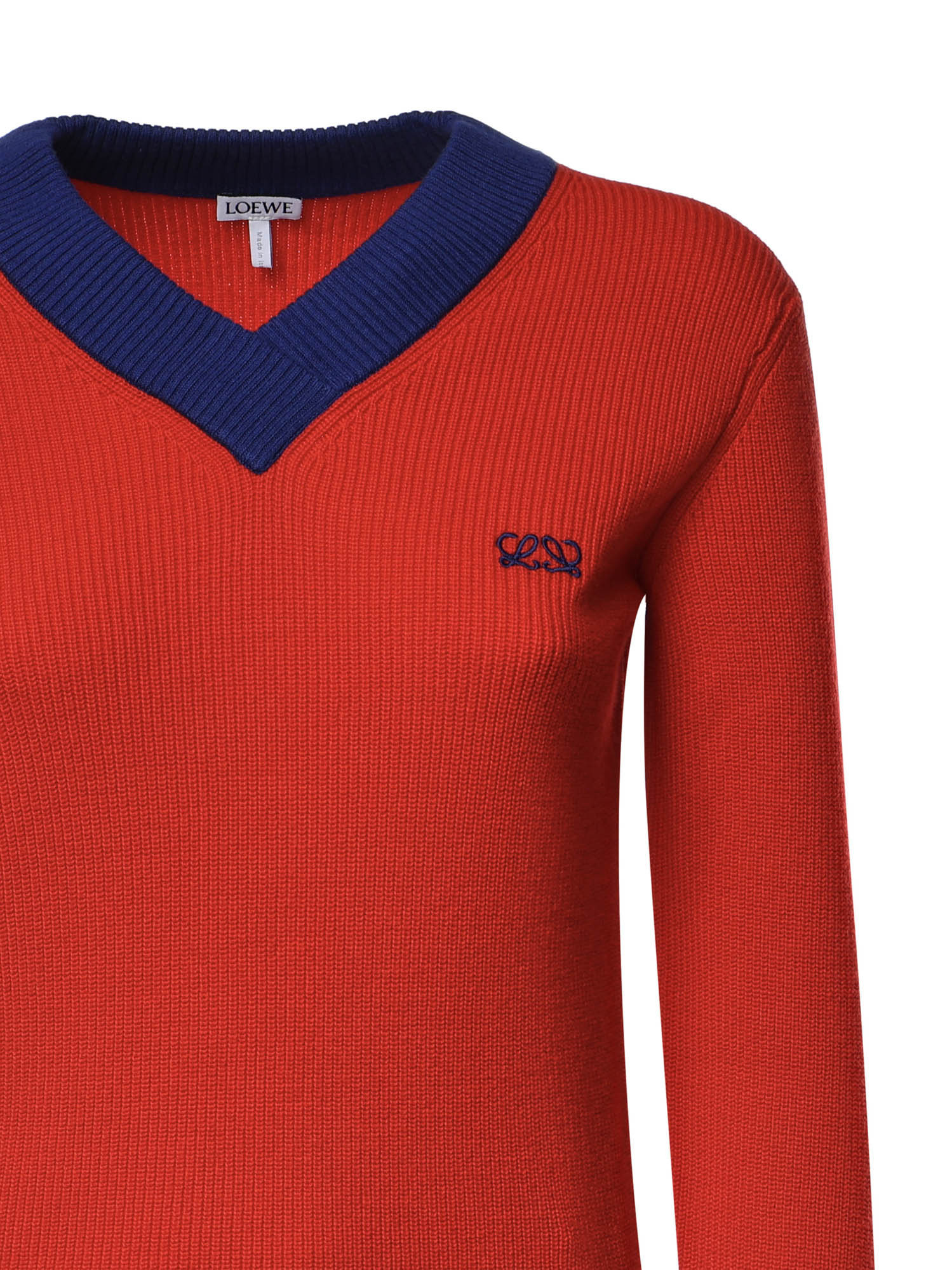 Pullover in cotone e lana S359Y14KKD 7105 LOEWE 