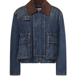 Parka cropped in denim S359Y50XAK 5120 LOEWE 
