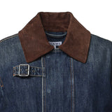 Parka cropped in denim S359Y50XAK 5120 LOEWE 