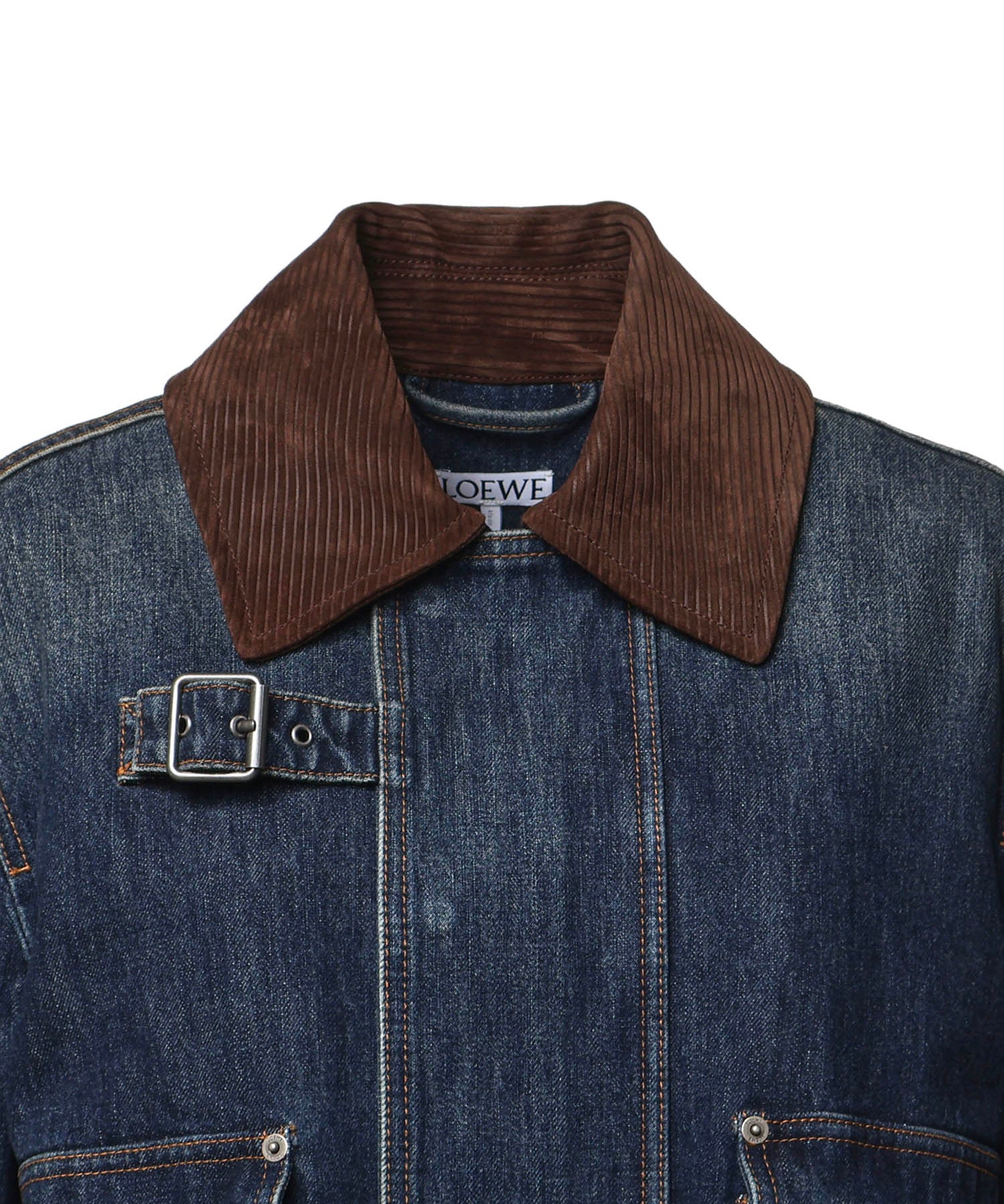 Parka cropped in denim S359Y50XAK 5120 LOEWE 