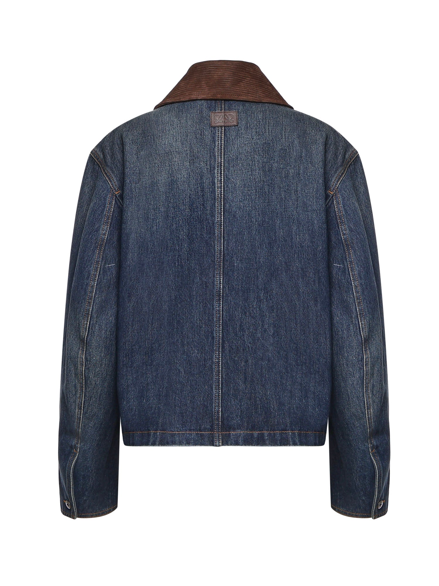 Parka cropped in denim S359Y50XAK 5120 LOEWE 