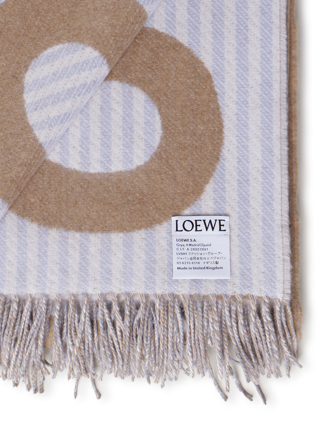 Plaid in lana e cashmere TSF3HM1W03 2213 LOEWE 
