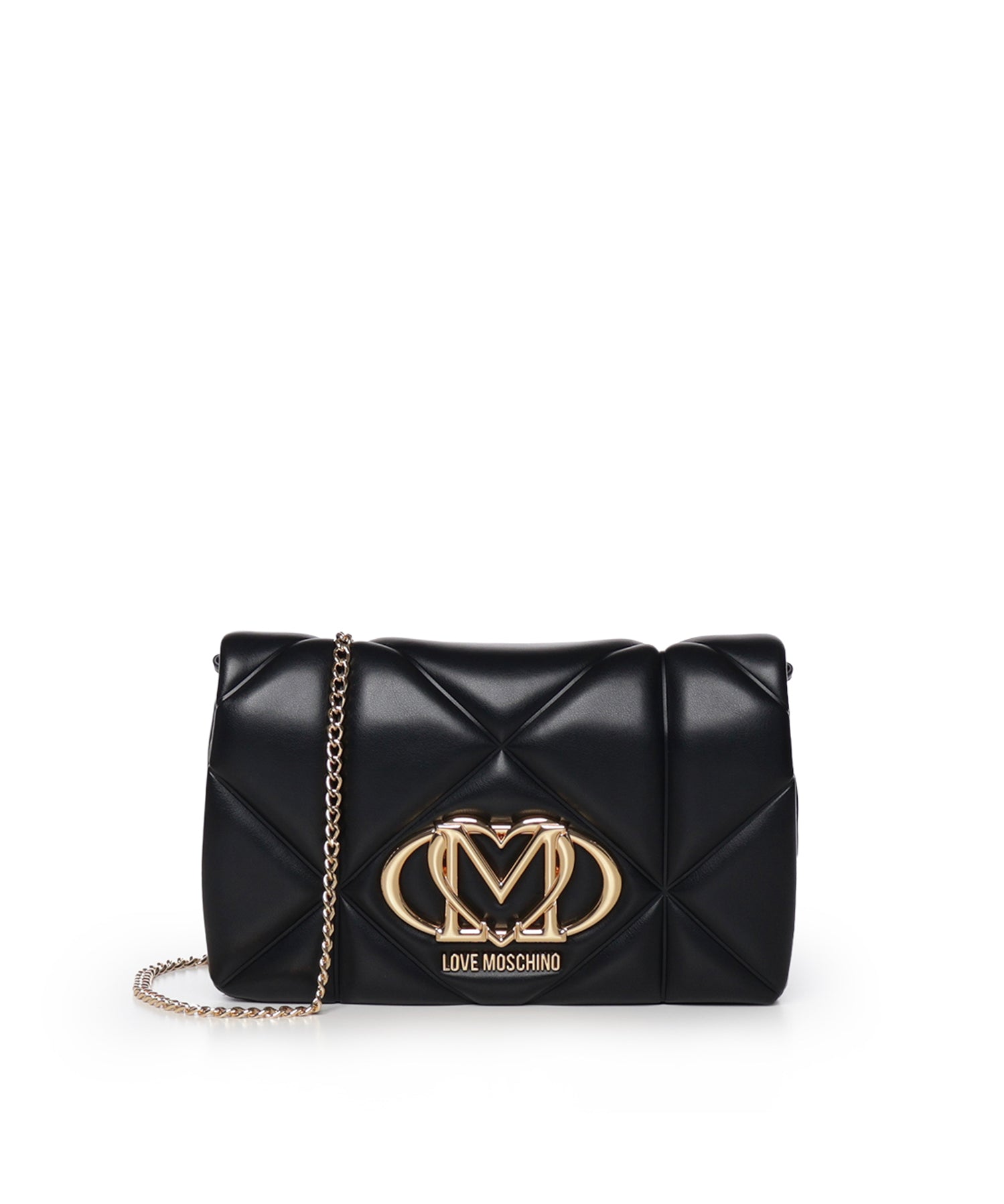 Borsa a tracolla con logo JC4043PP0PLC0 000 LOVE MOSCHINO 