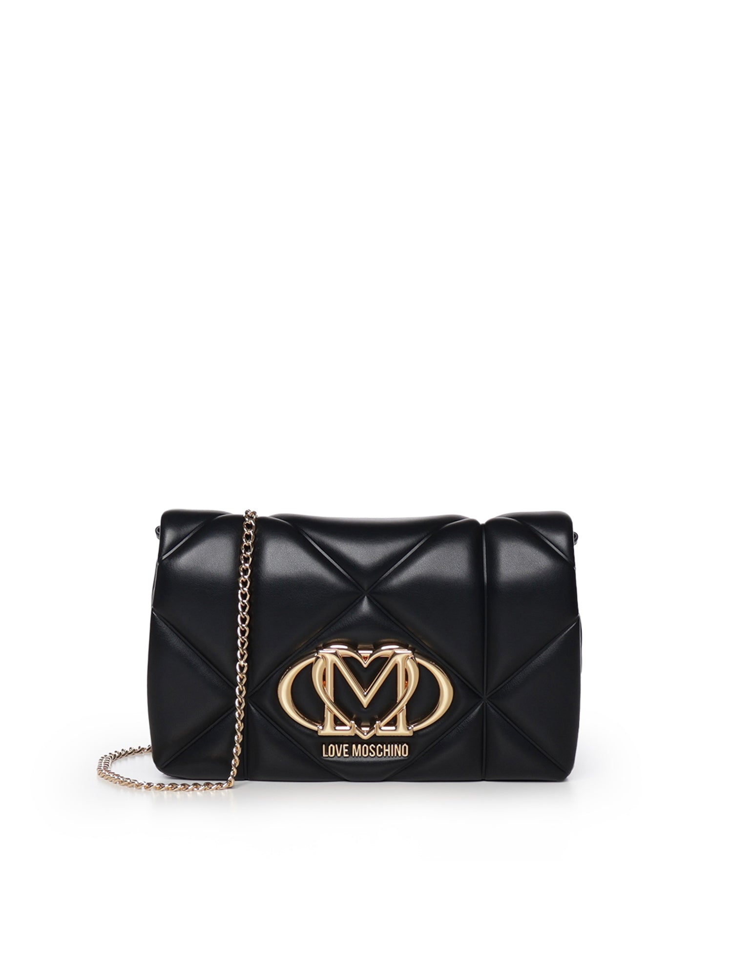 Borsa a tracolla con logo JC4043PP0PLC0 000 LOVE MOSCHINO 