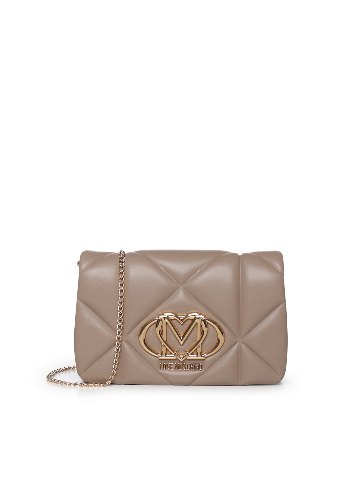 Borsa a tracolla trapuntata con logo JC4043PP0PLC0 105 LOVE MOSCHINO 