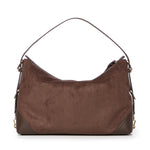 Borsa a spalla effetto camoscio con logo JC4090PP0PLD1 30A LOVE MOSCHINO 