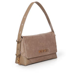 Borsa a spalla effetto camoscio con logo JC4092PP0PLD1 10A LOVE MOSCHINO 