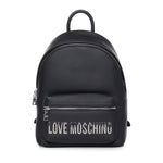 Zaino con tasca frontale e logo stampato JC4185PP0PKD0 00B LOVE MOSCHINO 