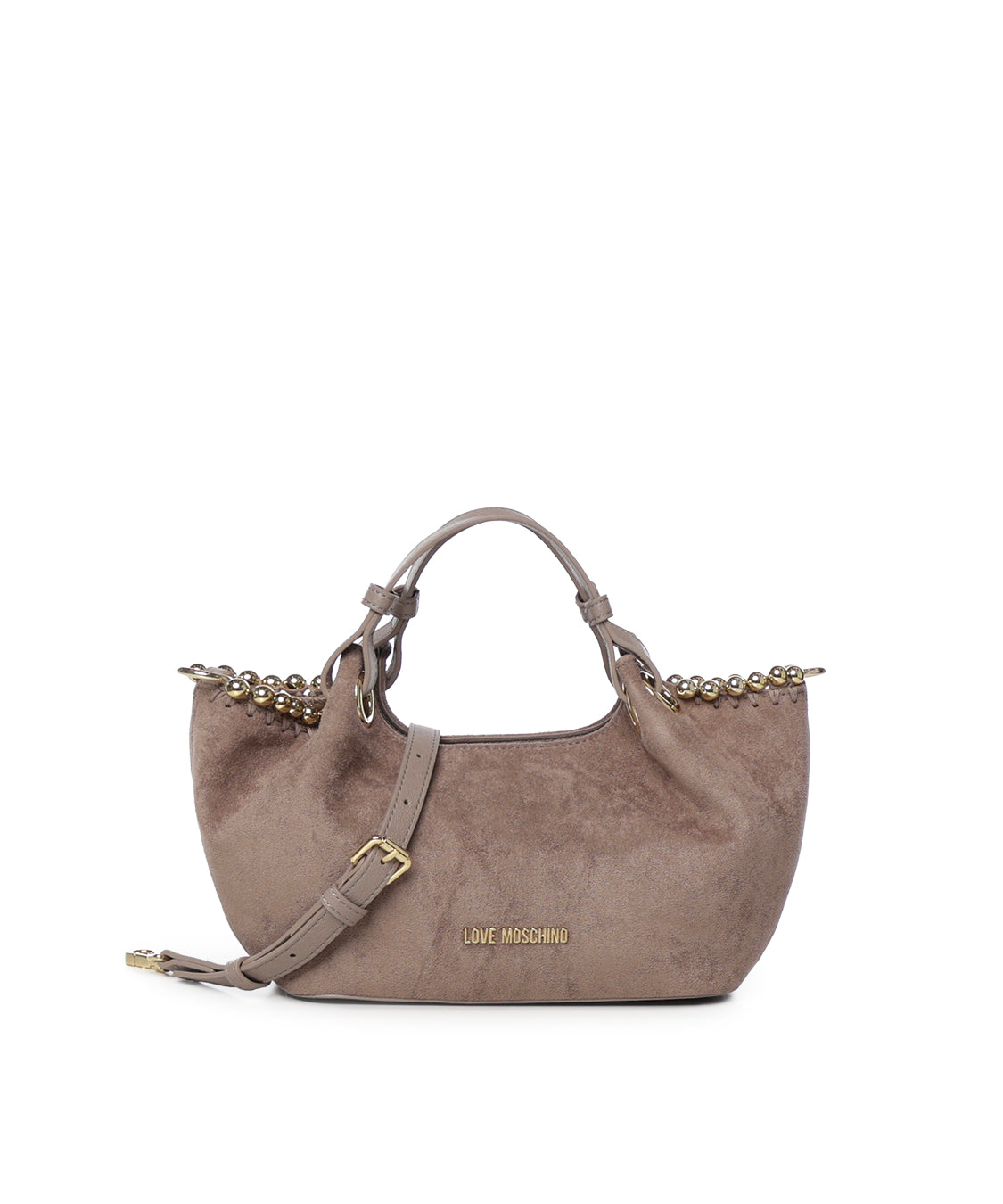Borsa a spalla con logo JC4221PP0PKF1 10A LOVE MOSCHINO 