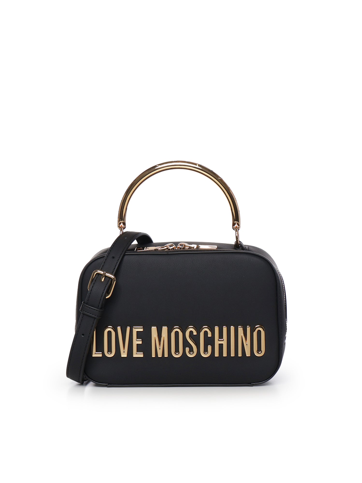 Borsa con logo lettering JC4254PP0PKD0 000 LOVE MOSCHINO 