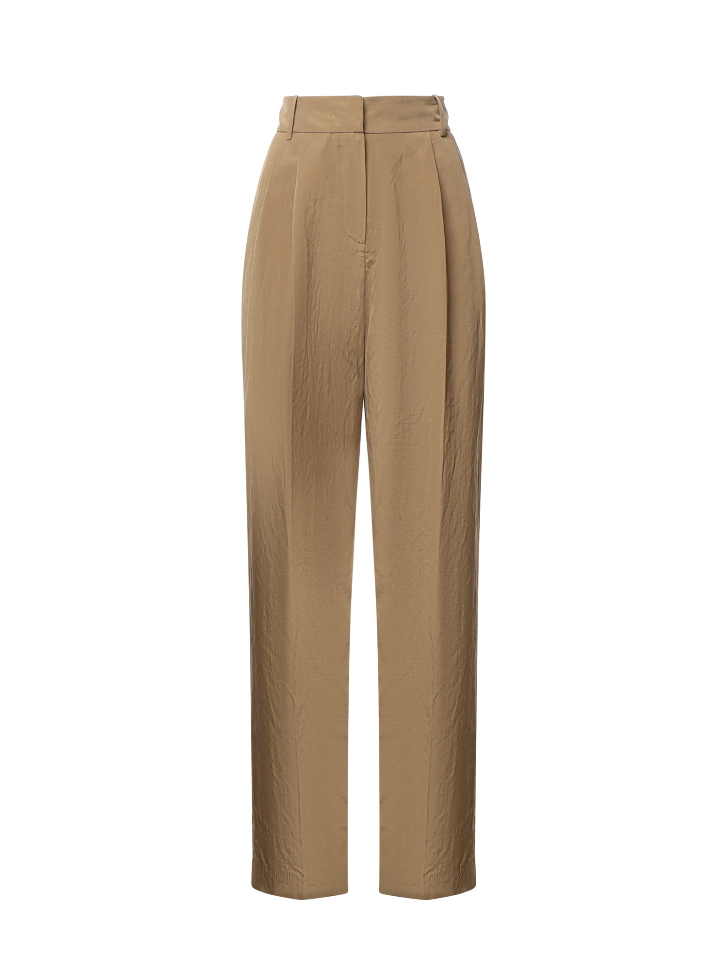 Pantaloni in misto viscosa e lino 148726  MAGDA BUTRYM 