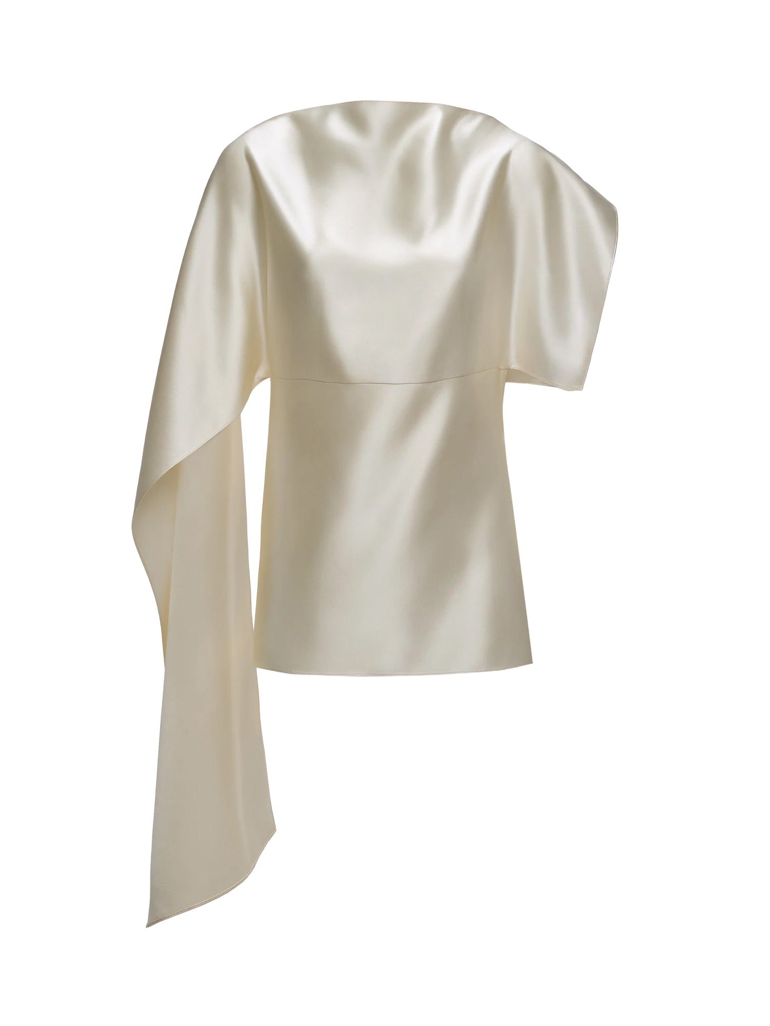 Top drappeggiato in seta 214926  MAGDA BUTRYM 