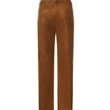 Pantaloni in pelle effetto velluto a coste 288726  MAGDA BUTRYM 