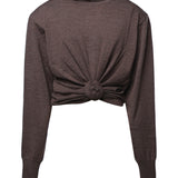 Maglia in lana con nodo 348726  MAGDA BUTRYM 