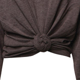 Maglia in lana con nodo 348726  MAGDA BUTRYM 