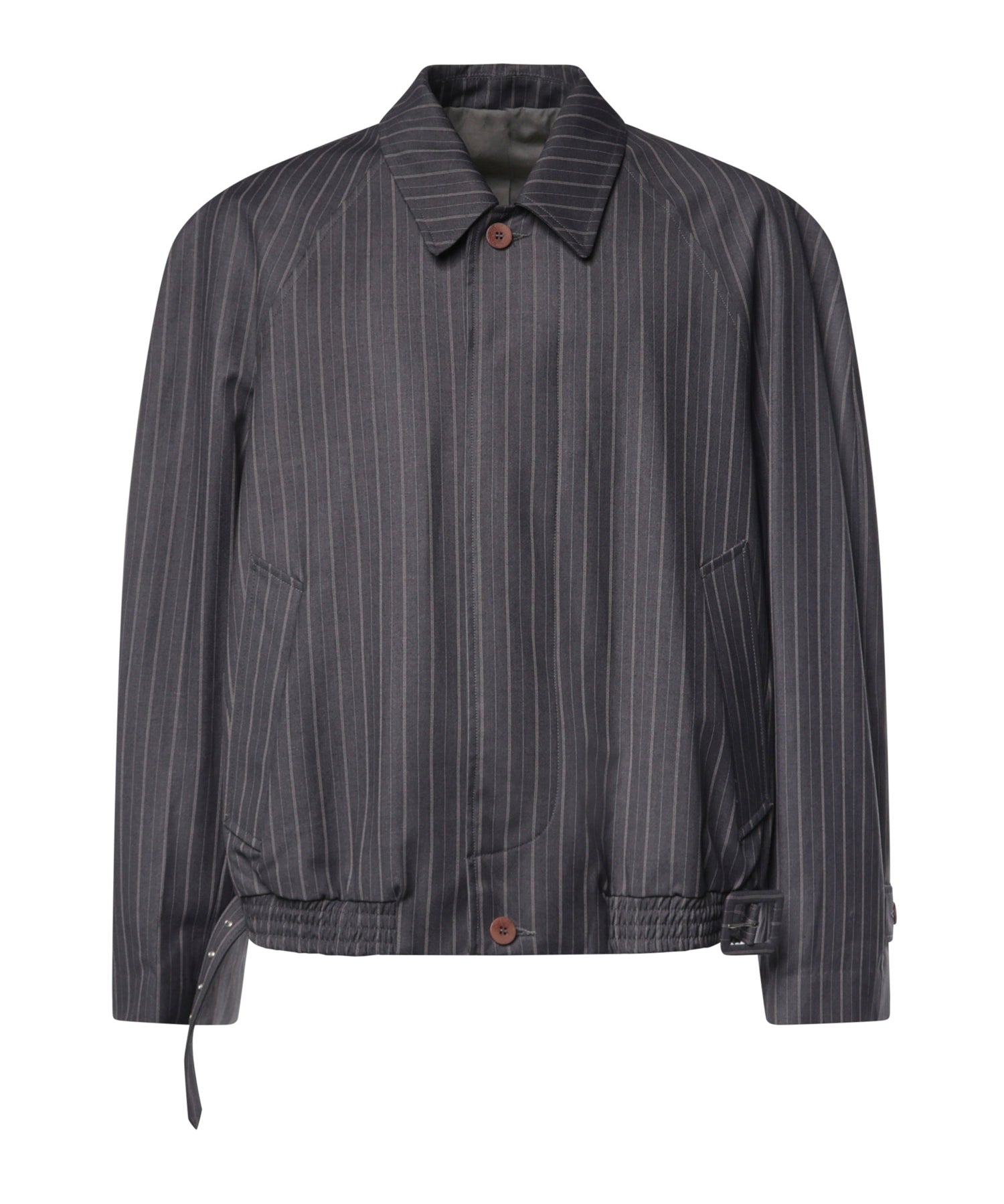 Giacca gessata con cintura MGFW26OW01720 6055 MAGLIANO 