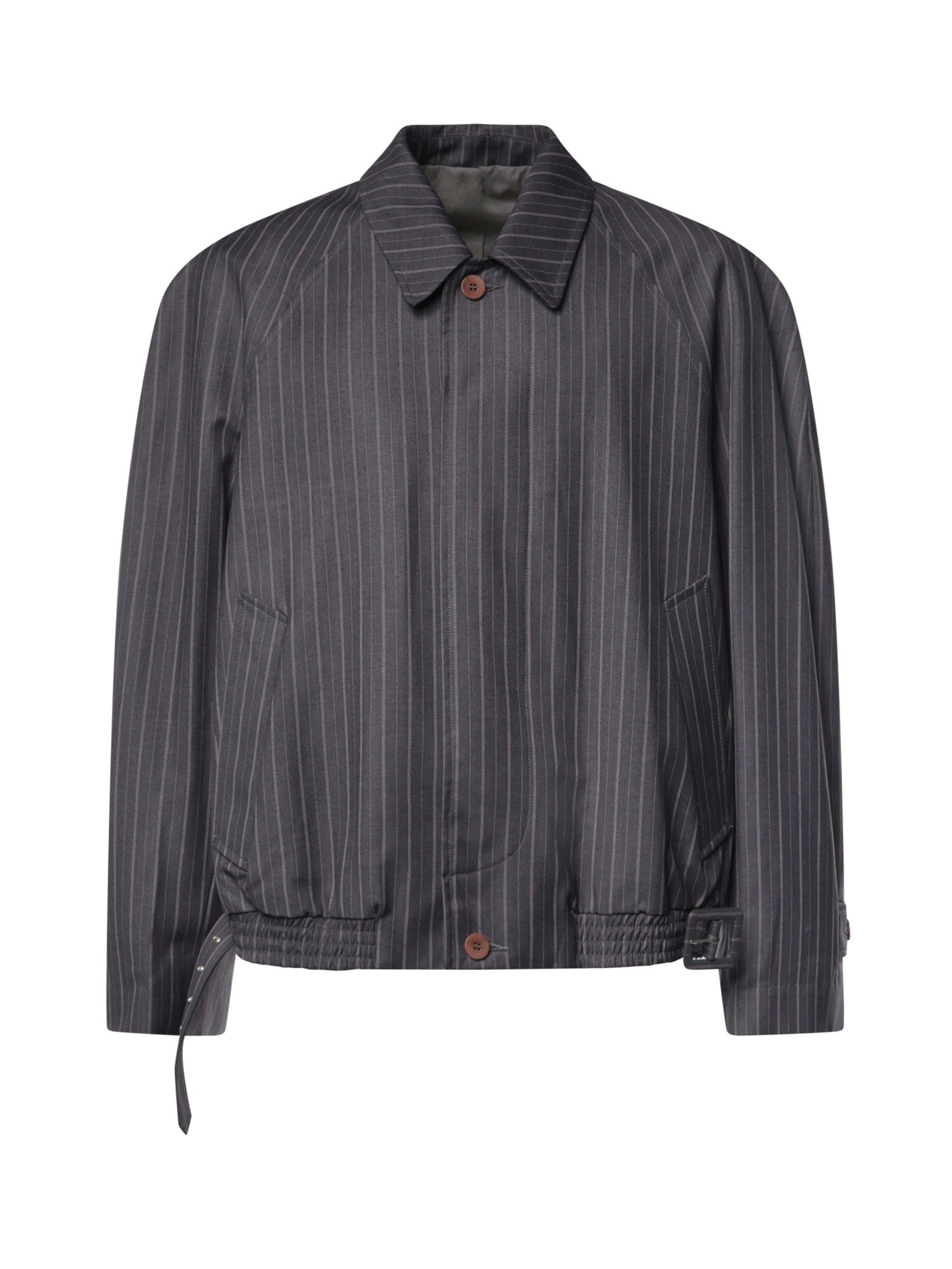 Giacca gessata con cintura MGFW26OW01720 6055 MAGLIANO 