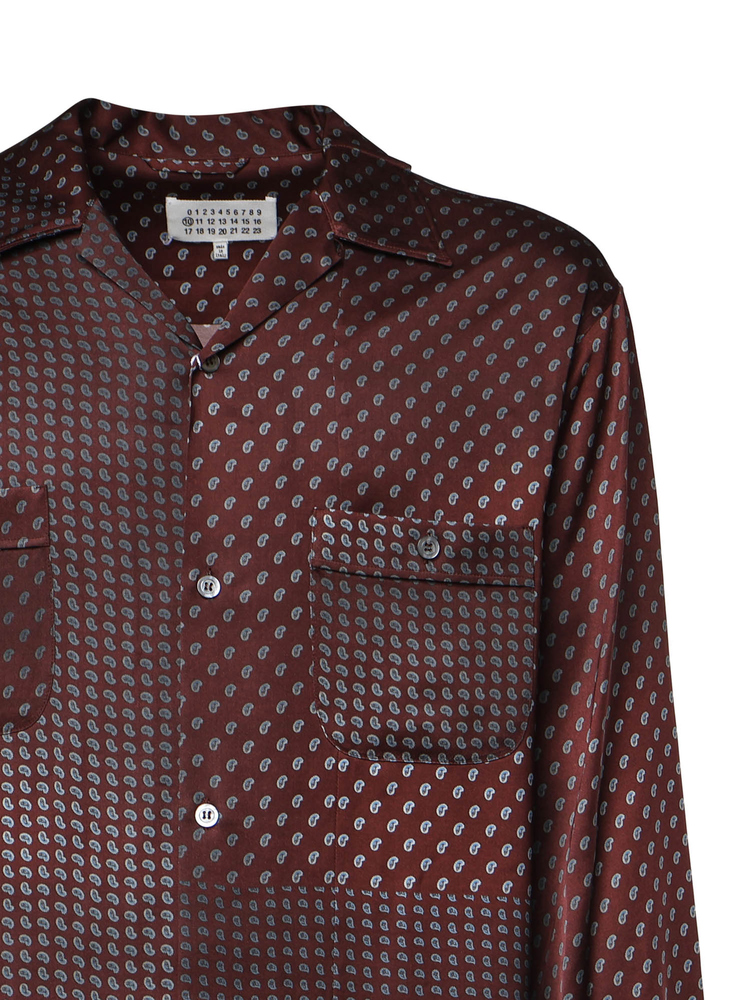 Camicia con stampa Paisley S50DT0083 M36040229S MAISON MARGIELA 