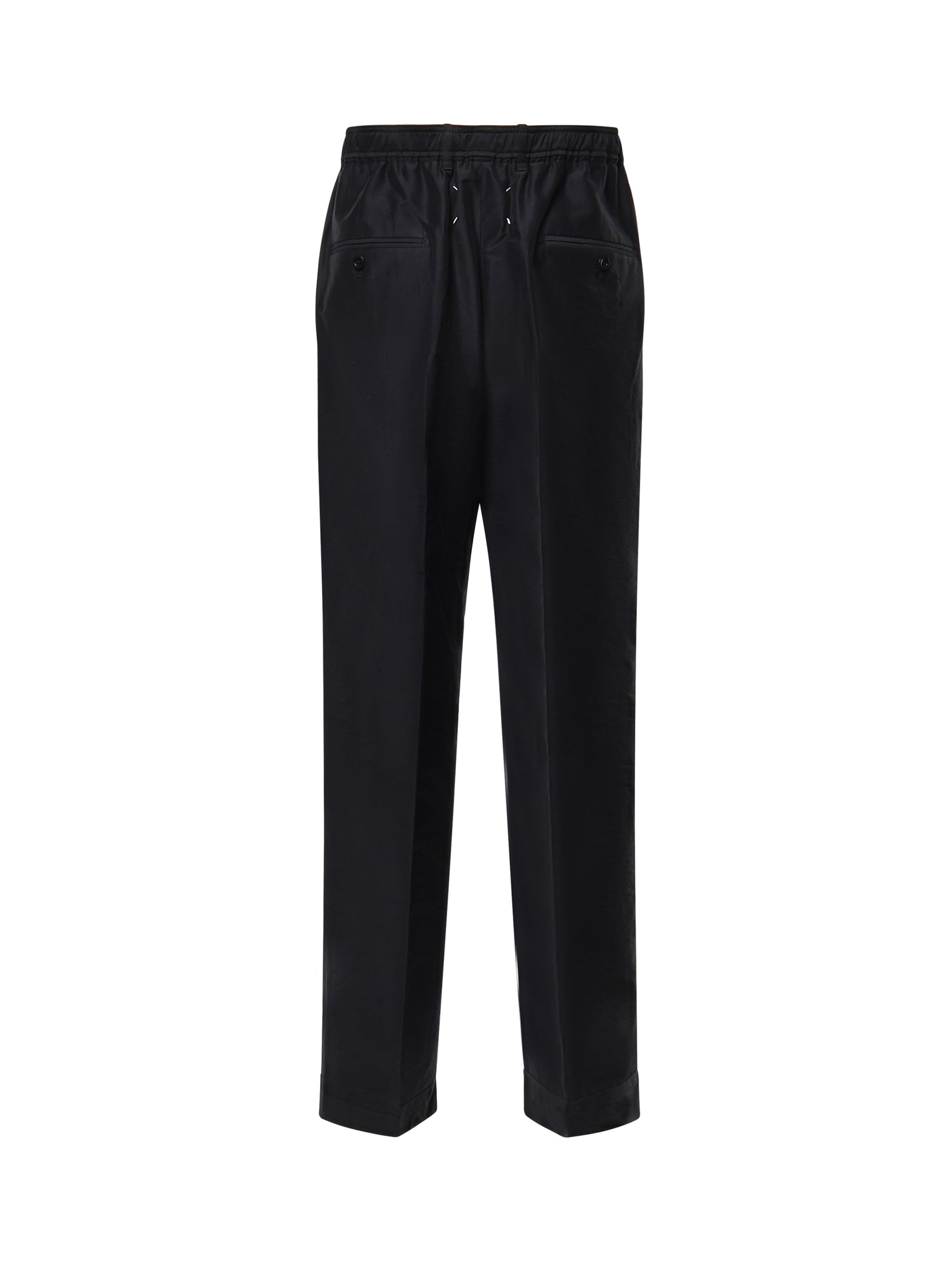 Pantaloni in cotone con coulisse S50KA0735 M35996551 MAISON MARGIELA 