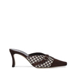 Mules in pied de poule e suede 3263188 2011 MANOLO BLAHNIK 