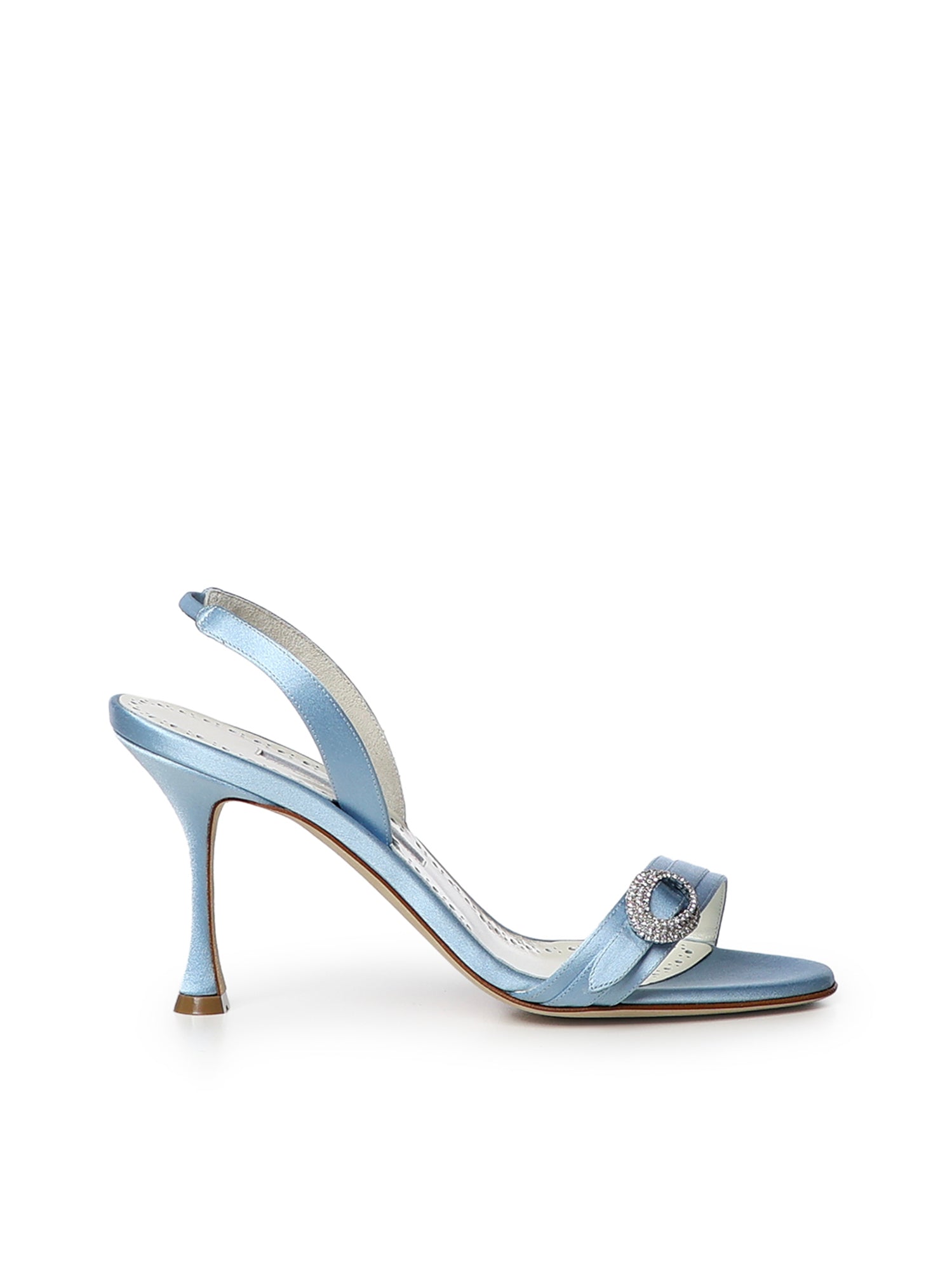 Sandali slingback Zutosan in raso 3263291 4535 MANOLO BLAHNIK 