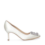 Pumps Hangisi in raso 9XX0316 1309 MANOLO BLAHNIK 