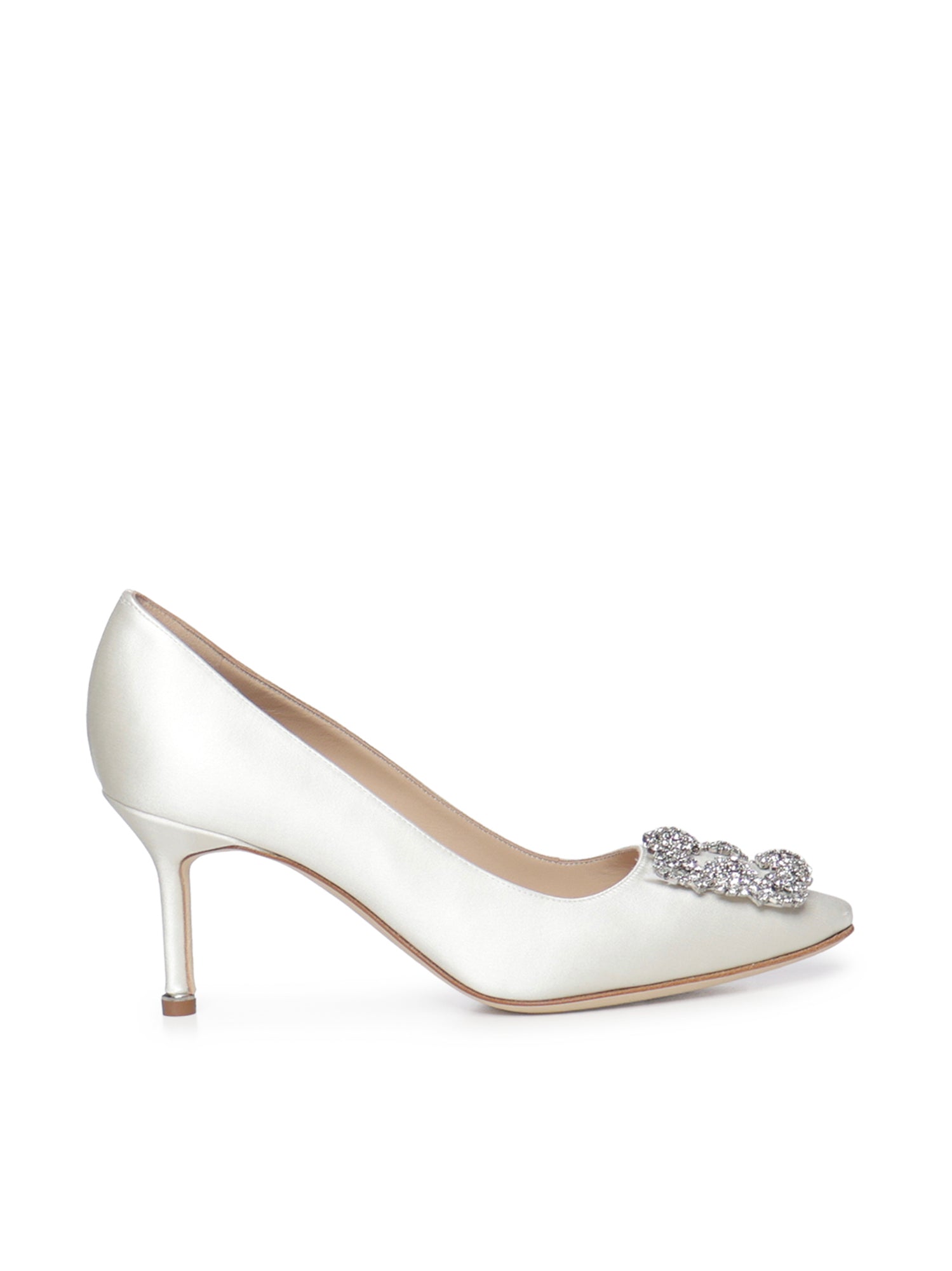 Pumps Hangisi in raso 9XX0316 1309 MANOLO BLAHNIK 