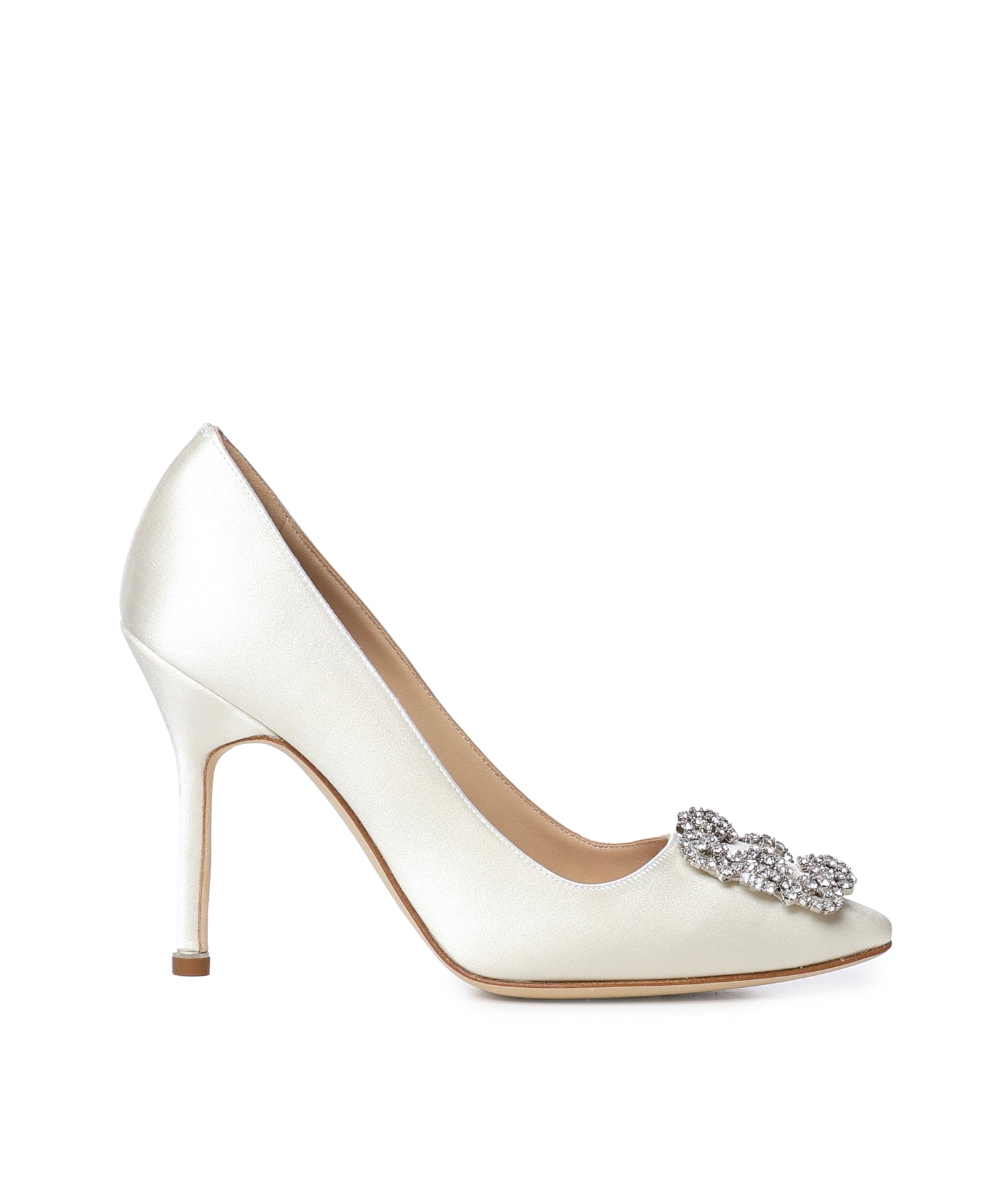 Pumps Hangisi in raso 9XX0318 1309 MANOLO BLAHNIK 