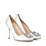Pumps Hangisi in raso 9XX0318 1309 MANOLO BLAHNIK 