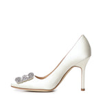 Pumps Hangisi in raso 9XX0318 1309 MANOLO BLAHNIK 