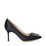 Pumps Hangisi in raso 9XX0663 0015 MANOLO BLAHNIK 