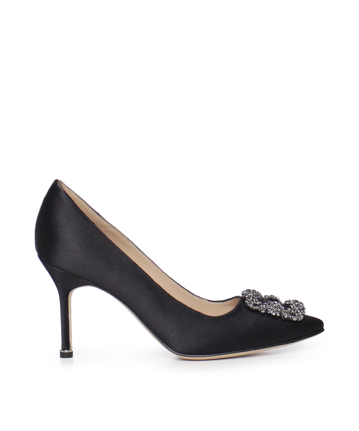 Pumps Hangisi in raso 9XX0663 0015 MANOLO BLAHNIK 