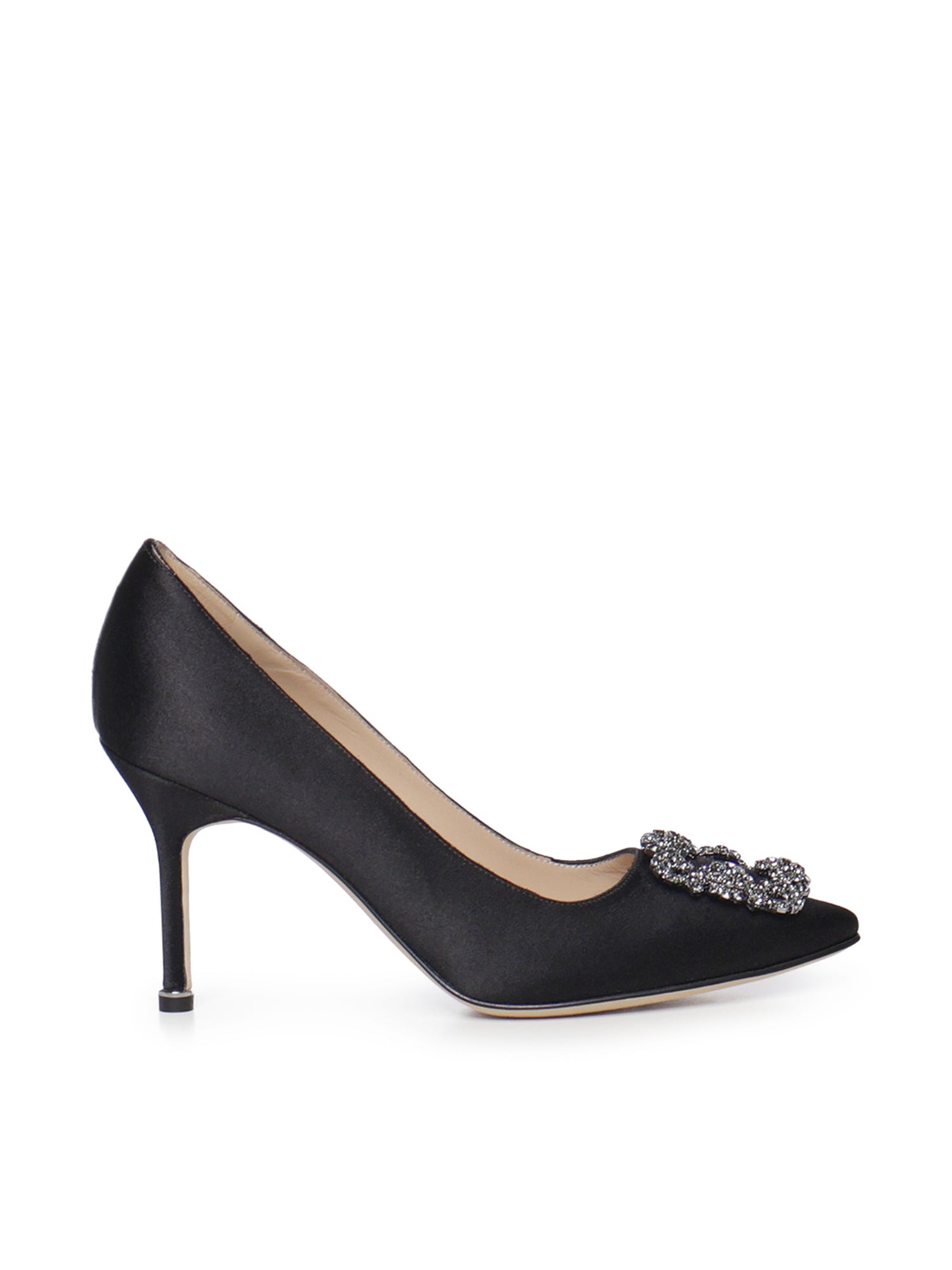 Pumps Hangisi in raso 9XX0663 0015 MANOLO BLAHNIK 