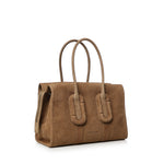 Borsa Babe City Tote in camoscio 2F6HTT005H01 247 MARC JACOBS 