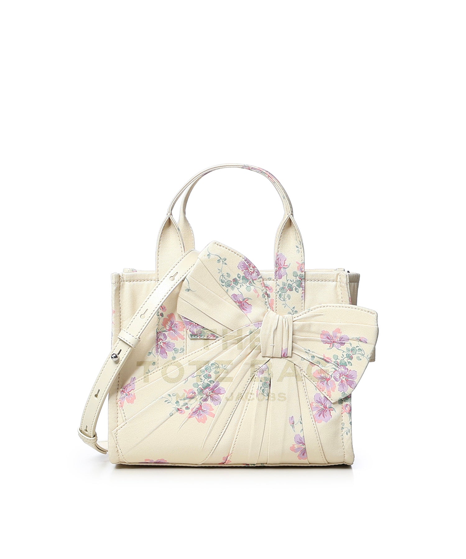 Borsa tote Bow small in tela di cotone 2F6HTT033H02 107 MARC JACOBS 