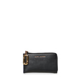Portafoglio in pelle con logo<BR/> 2P6SMP018S01 001 MARC JACOBS 