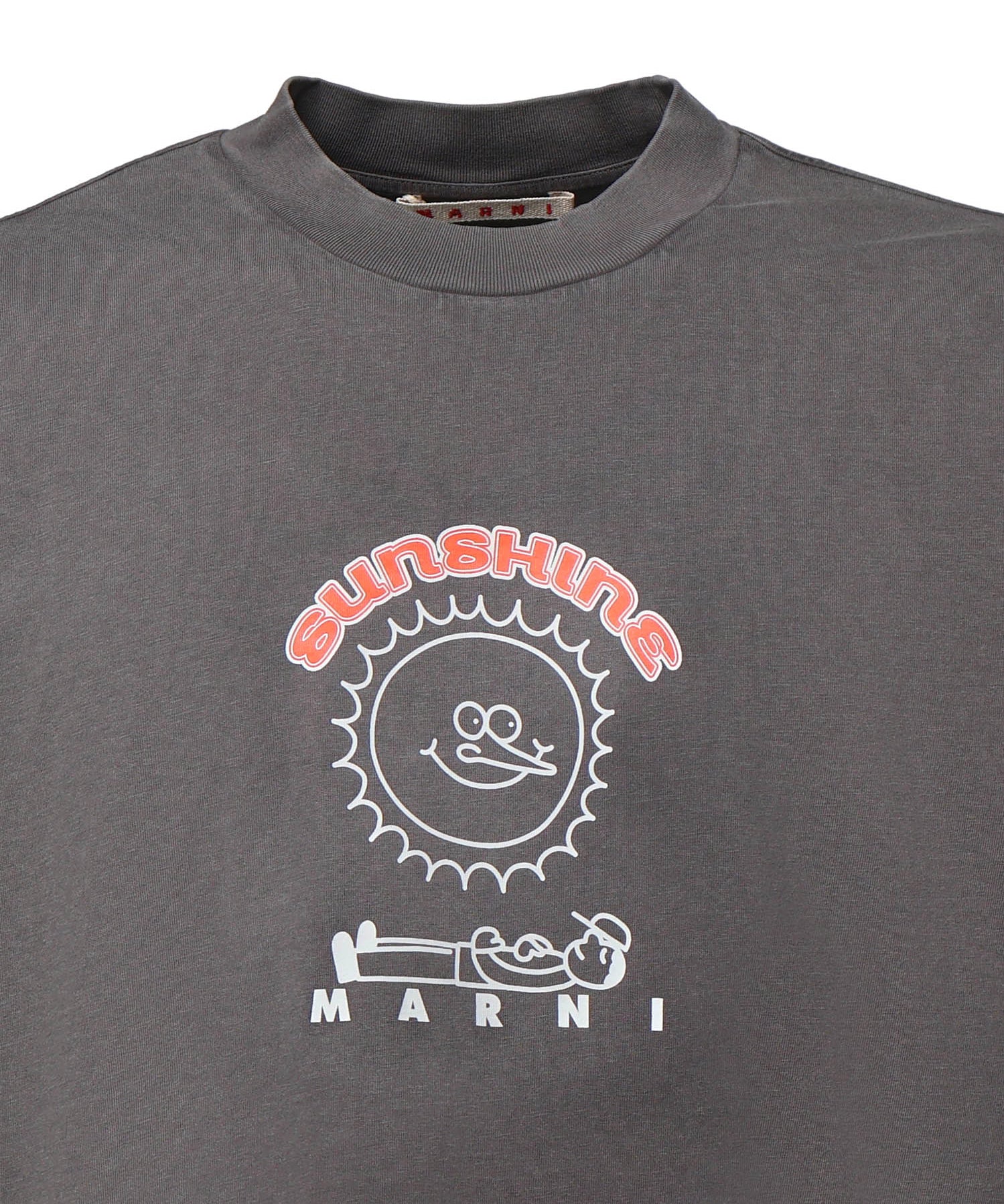T-shirt in cotone con stampa HUJY0223GP USCZ30TCN55 MARNI 