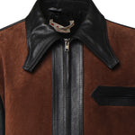 Giacca in pelle e suede JUMY0216QU ULV89300N99 MARNI 